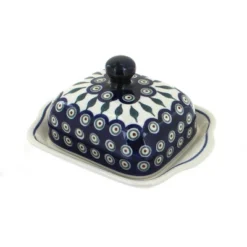Blue Rose Polish Pottery 858 Zaklady Square Butter Dish -Target KitchenAid GUEST 204ed616 47fd 4445 bd1b abd5bfc02b85