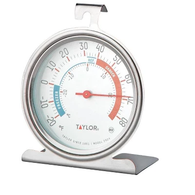 Taylor Instant Read Analog Freezer/Refrigerator Thermometer 3 Taylor Instant Read Analog Freezer/Refrigerator Thermometer