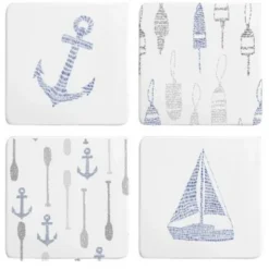 Pavilion Gift Company - Lake - 4" Ceramic Coasters (Set Of 4) - Trivets -Target KitchenAid GUEST 20852852 29ef 42c4 9f83 541be3aec5fd
