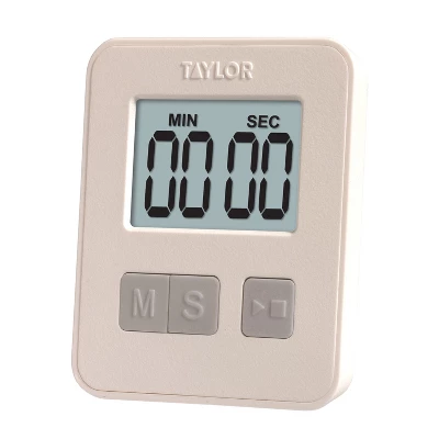 Taylor 99 Minute Slim Digital Timer: Kitchen Cooking Timer, Digital Display, Magnetic Mount, Battery Included 5 Taylor 99 Minute Slim Digital Timer: Kitchen Cooking Timer, Digital Display, Magnetic Mount, Battery Included - Image 3