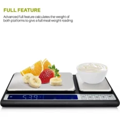 Smart Weigh Digital Kitchen Scale Dual Platform 10 Kilograms X 0.01 Grams High Precision -Target KitchenAid GUEST 20d4c705 ba8c 4500 976f 04352d91ca71