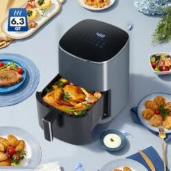 JIONJOY Compact & Large 6 Qt Air Fryer With Window Square , Roast, Reheat, Bake, Steam 14 JIONJOY Compact & Large 6 Qt Air Fryer With Window Square , Roast, Reheat, Bake, Steam -Target KitchenAid GUEST 211869a7 53a4 4f81 b3a7 f4cea9171890