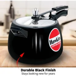 Hawkins 6.5L Hard Anodized Pressure Cooker: Aluminum, Cool Touch Handle, Hand Wash, Black, Stovetop, 1-Year Warranty -Target KitchenAid GUEST 2122cbc1 88fb 4881 9a2c a751fc5532ac