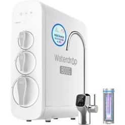 Waterdrop G3P800 Reverse Osmosis System, 800 GPD Fast Flow,Tankless Under Sink RO Water Filter System, LED Purifier, Smart Faucet -Target KitchenAid GUEST 2146364a e519 49fb bf47 07bf64431401
