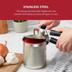 Multifunction Can Opener And Bottle Opener Easy To Use, Razor Sharp Stainless Steel Cutting Wheel, Soft Ergonomic Handles -Target KitchenAid GUEST 2158ad85 b188 4a28 9b73 001dcd184178