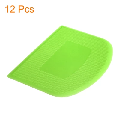 Unique Bargains Kitchen Flexible Plastic Baking Cake Scraper Dough Cutter 4.65x3.7 Inch 4 Unique Bargains Kitchen Flexible Plastic Baking Cake Scraper Dough Cutter 4.65x3.7 Inch - Image 2