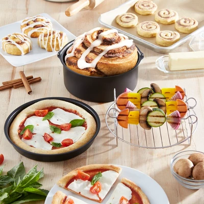 Dash Compact Size 1.2qt Air Fry Accessories - Black: Dishwasher-Safe Aluminum Rack For Dash Family Air Fryers 3 Dash Compact Size 1.2qt Air Fry Accessories - Black: Dishwasher-Safe Aluminum Rack For Dash Family Air Fryers