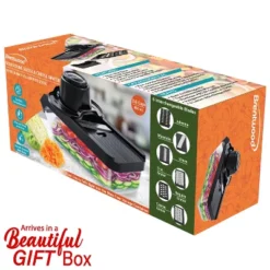 Brentwood Mandoline Slicer And Cheese Grater With 3.6-Cup Storage Container And 6 Interchangeable Stainless Steel Blades, Black 14 Brentwood Mandoline Slicer And Cheese Grater With 3.6-Cup Storage Container And 6 Interchangeable Stainless Steel Blades, Black -Target KitchenAid GUEST 22075cd0 2d21 4ef2 9aa6 0582d9a378b2