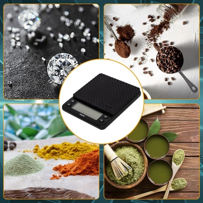 American Weigh Scales Barista Series Kitchen Coffee Weight Scale Digital Bright Back-lit LCD Display 6.6lb Capacity 6 American Weigh Scales Barista Series Kitchen Coffee Weight Scale Digital Bright Back-lit LCD Display 6.6lb Capacity - Image 4