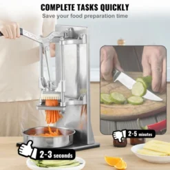 VEVOR Commercial French Fry Cutter With 4 Replacement Blades, 1/4″ And 3/8″ Blade Easy Dicer Chopper, 6-wedge Slicer And 6-wedge Apple Corer -Target KitchenAid GUEST 223e947e 49c8 4feb beea 52ba925e5e08