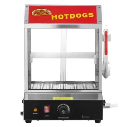 VEVOR Hot Dog Steamer, 28.5QT, 2-Tier Hot Dog Hut Steamer, 86℉~185℉ Temperature Control, Electric Bun Warmer With Tempered Glass Slide Doors 17 VEVOR Hot Dog Steamer, 28.5QT, 2-Tier Hot Dog Hut Steamer, 86℉~185℉ Temperature Control, Electric Bun Warmer With Tempered Glass Slide Doors -Target KitchenAid GUEST 22d4eb71 7b51 44cd 93d9 8b11328416c1