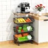 4 Tier Fruit Storage Basket,Kitchen Storage Rack With Rollers For Pantry 2 4 Tier Fruit Storage Basket,Kitchen Storage Rack With Rollers For Pantry -Target KitchenAid GUEST 23e43587 c81b 456e a0dd 01c2ac3c0c3c