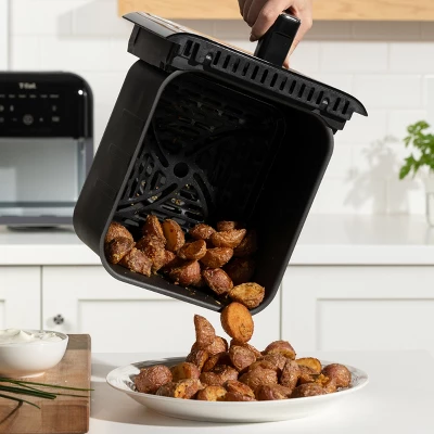 T-fal 6.3 Quart Infrared Air Fryer, 7-In-1 Cooking Functions, Digital Touch Screen, Black 9 T-fal 6.3 Quart Infrared Air Fryer, 7-In-1 Cooking Functions, Digital Touch Screen, Black - Image 7