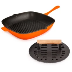 BergHOFF Neo 2Pc Cast Iron Set: 11" Grill Pan & With Slotted Steak Press 22 BergHOFF Neo 2Pc Cast Iron Set: 11" Grill Pan & With Slotted Steak Press -Target KitchenAid GUEST 2462740d 82c7 44fb a26c 369d1f8f3cbf