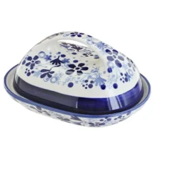 Blue Rose Polish Pottery M077 Manufaktura Butter Dish -Target KitchenAid GUEST 247d0c77 a76b 41b4 9614 c0ee01c3a09a