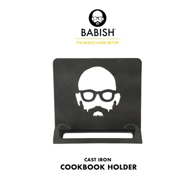 Babish Cast Iron Cookbook Holder 3 Babish Cast Iron Cookbook Holder