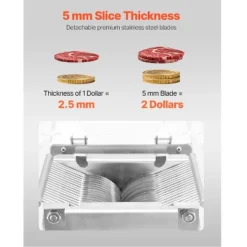 VEVOR Meat Cutter Machine, 850W Meat Slicer, 551 Lb/h Commercial Meat Cutting Machine Stainless Steel, 5 Mm Thickness, Detachable Blades, Silver -Target KitchenAid GUEST 24a777f8 8d35 47bd a107 a8d5cce70691