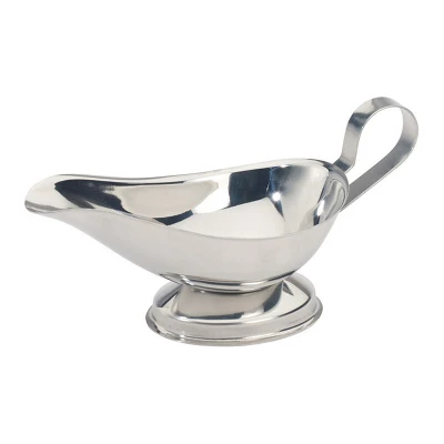 Winco Gravy Boat, Stainless Steel, 5 Oz 6 Winco Gravy Boat, Stainless Steel, 5 Oz - Image 4