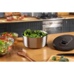 Zyliss Easy Spin Salad Spinner Stainless Steel -Target KitchenAid GUEST 25c1228a f8b7 45b3 b36e 3b2760ee7f4a