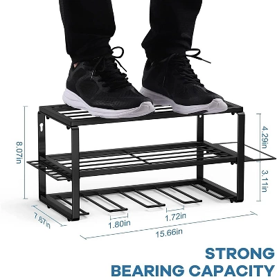 Fortune Candy 2-Tier Tool Organizer Wall Mount, 4 Slots For Cordless Tool Storage, Utility Rack Suitable For Garage/Workshop/Pegboard 4 Fortune Candy 2-Tier Tool Organizer Wall Mount, 4 Slots For Cordless Tool Storage, Utility Rack Suitable For Garage/Workshop/Pegboard - Image 2
