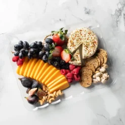 Posh Setting Clear Rectangular Serving Tray With Scalloped Edge - 4 Count -Target KitchenAid GUEST 260bb19e cf92 4fba bdc1 d0fcfc122cf2