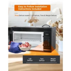 Commercial Chef 1.7 Cu. Ft. Over-The-Range Microwave Oven, 10 Power Levels, 300 CFM Hidden Vent Hood Fan, Touch Controls, 10 Preset Options, Black -Target KitchenAid GUEST 26191eb1 b742 4cb1 aaf8 191eff73d98e