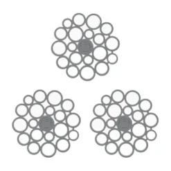 YBM Home Silicone Trivet Mat,3-pack