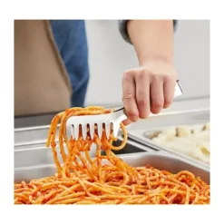 Winco Spaghetti Tongs, Mirror Finish Stainless Steel, 8?