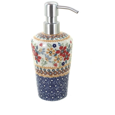 Blue Rose Polish Pottery B009 Manufaktura Soap Dispenser 16 Blue Rose Polish Pottery B009 Manufaktura Soap Dispenser - Image 14