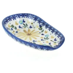 Blue Rose Polish Pottery 55d WR Unikat Small Spoon Rest -Target KitchenAid GUEST 273f2183 1bb7 4f4a 850e a13040e71b91