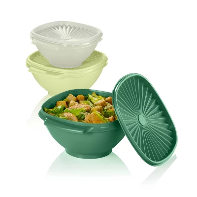 Tupperware 6pc (set Of 3) Heritage Bowl Food Storage Container Set 7 Tupperware 6pc (set Of 3) Heritage Bowl Food Storage Container Set - Image 5