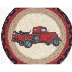 Earth Rugs Lab Pickup Printed Round Trivet – 10"x10" Braided Jute Hot Pad With Vintage Truck & Dog, Farmhouse Rustic Decor 6 Earth Rugs Lab Pickup Printed Round Trivet – 10"x10" Braided Jute Hot Pad With Vintage Truck & Dog, Farmhouse Rustic Decor -Target KitchenAid GUEST 279d9bf1 f376 4fae af40 3bc5bb1a651d