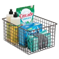 MDesign Metal Wire Food Organizer Basket With Built-In Handles, 8 Pack, Bronze -Target KitchenAid GUEST 2823b080 82c2 4a89 8d57 b917dcc80029