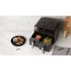 Midea 8.4qt Two-Zone Air Fryer: Dual Baskets, Digital Control, Nonstick, Cool Touch, 1650W, Black -Target KitchenAid GUEST 2841c7b6 0160 44ab 9b0a eb98925e8503