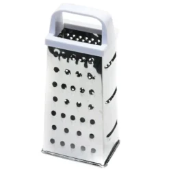 Chef Craft Pyramid Grater, Silver/White, Plastic/Stainless Steel 4-Sided - Case Of 3