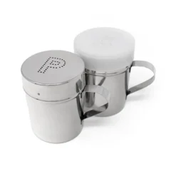 Norpro Stainless Steel Salt And Pepper Shaker Set With Covers -Target KitchenAid GUEST 2973c7eb 0af3 4287 bcf2 676f78abeb45
