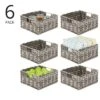 MDesign Woven Farmhouse Pantry Food Storage Bin Basket Box - 3 Pack - Gray Ombre 2 MDesign Woven Farmhouse Pantry Food Storage Bin Basket Box - 3 Pack - Gray Ombre -Target KitchenAid GUEST 298039dd 1576 4993 b4c4 480d11546481
