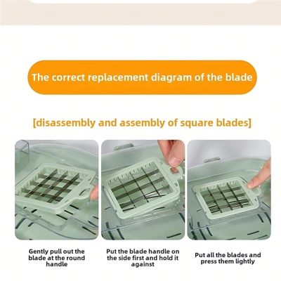 Oval-Shaped Vegetable Cutter Ergonomic Kitchen Tool Durable Stainless Steel Blade - Perfect For Carrots, Cucumbers & More 6 Oval-Shaped Vegetable Cutter Ergonomic Kitchen Tool Durable Stainless Steel Blade - Perfect For Carrots, Cucumbers & More - Image 4