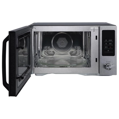 Magic Chef 1.0 Cubic Feet Stainless Countertop Microwave And Air Fryer, 10 Power Levels, Included Air Frying Rack, Crisper Tray, And Grill Rack, Black 4 Magic Chef 1.0 Cubic Feet Stainless Countertop Microwave And Air Fryer, 10 Power Levels, Included Air Frying Rack, Crisper Tray, And Grill Rack, Black - Image 2