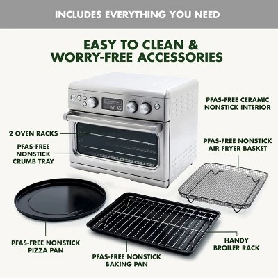 GreenPan Elite Convection Air Fryer Toaster Oven Stainless Steel 7 GreenPan Elite Convection Air Fryer Toaster Oven Stainless Steel - Image 5