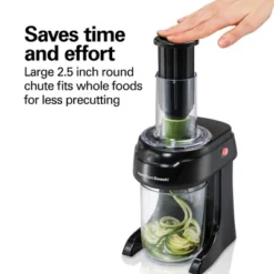 Hamilton Beach 3-Cone Spiralizer - Black: Electric Veggie & Zucchini Spiralizer, Food Slicer, Dishwasher-Safe Parts 12 Hamilton Beach 3-Cone Spiralizer - Black: Electric Veggie & Zucchini Spiralizer, Food Slicer, Dishwasher-Safe Parts -Target KitchenAid GUEST 2a776375 2574 43ab aaa3 827c5a8b0faf