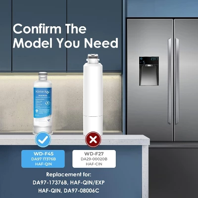 Waterdrop DA97-17376B Replacement For Samsung HAF-QIN/EXP Refrigerator Water Filter, 3 Filters 8 Waterdrop DA97-17376B Replacement For Samsung HAF-QIN/EXP Refrigerator Water Filter, 3 Filters - Image 6