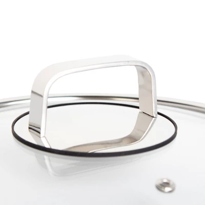 Livwell Brands Diamond Clad 10" Tempered Glass Lid With Silicone Rim And Cool Touch Insulated Handle: Dishwasher-Safe, Lifetime Warranty 6 Livwell Brands Diamond Clad 10" Tempered Glass Lid With Silicone Rim And Cool Touch Insulated Handle: Dishwasher-Safe, Lifetime Warranty - Image 4