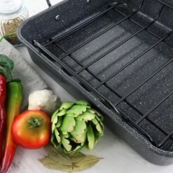 Kenmore 16.5 Inch Large Carbon Steel Roaster With Rack -Target KitchenAid GUEST 2b4fbc5d 0ac2 4eaa 93b1 ee35c925df79