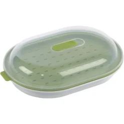 GoodCook BPA-Free Plastic Microwave Vegetable And Fish Steamer, Green,Green -Target KitchenAid GUEST 2ba26e61 61de 45c1 9ebd 9b332618bc56