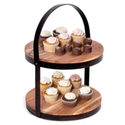 BIRDROCK HOME 2-Tier Cupcake And Cake Stand With Handle -Target KitchenAid GUEST 2bd073e7 8bfd 4592 9c12 7b02a3beb3cb