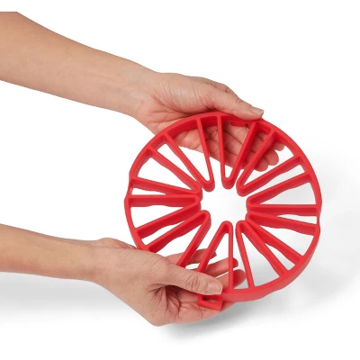 Cuisipro Silicone Dual Trivet, Red 3 Cuisipro Silicone Dual Trivet, Red
