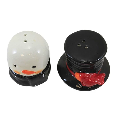 Abbott 2.5 Inch Snowman & Hat Salt & Pepper Christmas , Cardinal Stack Set Winter (2PC) 3 Abbott 2.5 Inch Snowman & Hat Salt & Pepper Christmas , Cardinal Stack Set Winter (2PC)