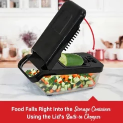 Brentwood All-in-One Food And Vegetable Chopper, Mandoline Slicer, And Cheese Grater With 4.25-Cup Storage, Black 12 Brentwood All-in-One Food And Vegetable Chopper, Mandoline Slicer, And Cheese Grater With 4.25-Cup Storage, Black -Target KitchenAid GUEST 2d6f3d49 b2cd 4b94 a539 2fcd9926e7e3
