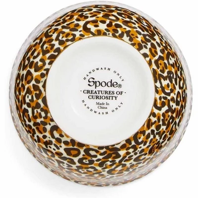 Spode Creatures Of Curiosity Sugar Bowl With Lid - 7oz Fine China Bowl With Hand-Painted 22-Carat Gold Decal & Leopard Motif 5 Spode Creatures Of Curiosity Sugar Bowl With Lid - 7oz Fine China Bowl With Hand-Painted 22-Carat Gold Decal & Leopard Motif - Image 3